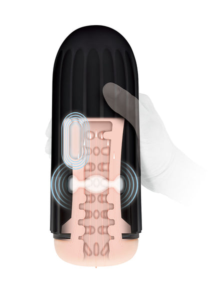 Zolo Jerkmaster - USB Rechargeable Stroking & Sucking Masturbator