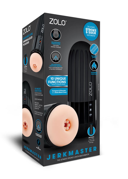 Zolo Jerkmaster - USB Rechargeable Stroking & Sucking Masturbator