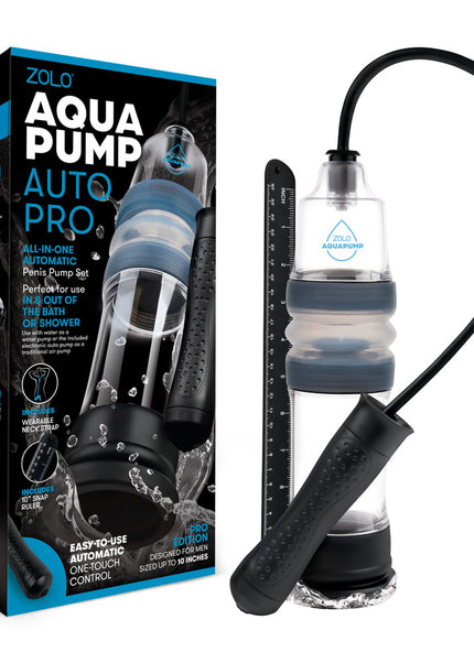 Zolo Aquapump Auto Pro - Clear Auto Water Penis Pump