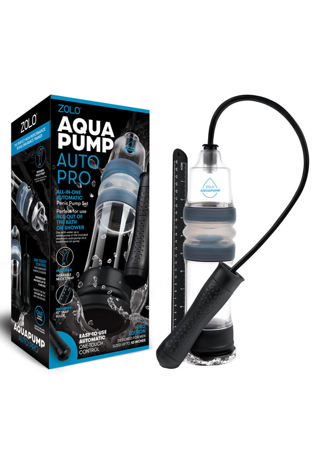 Zolo Aquapump Auto Pro - Clear Auto Water Penis Pump