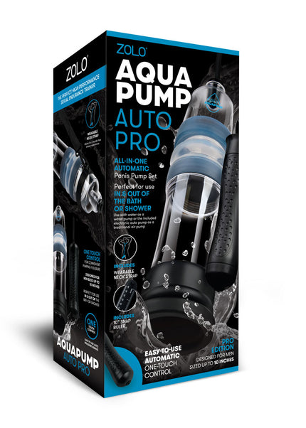 Zolo Aquapump Auto Pro - Clear Auto Water Penis Pump