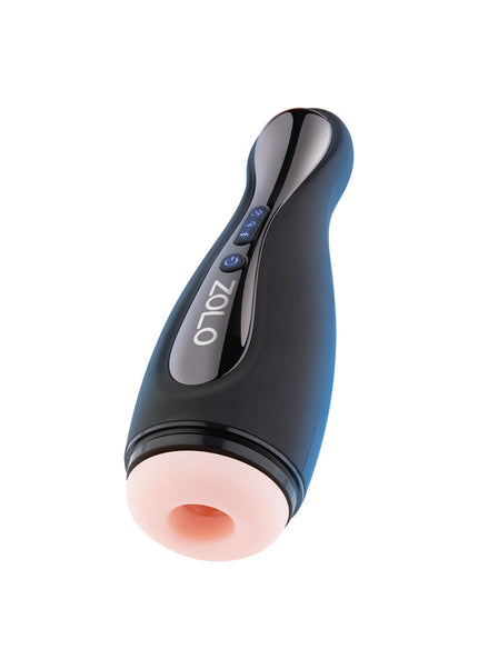 Zolo Blowpin - Flesh USB Rechargeable Auto Sucking and Vibrating Masturbator