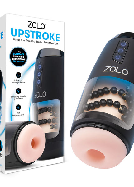 Zolo Upstroke - Flesh USB Rechargeable Auto Thrusting Masturbator