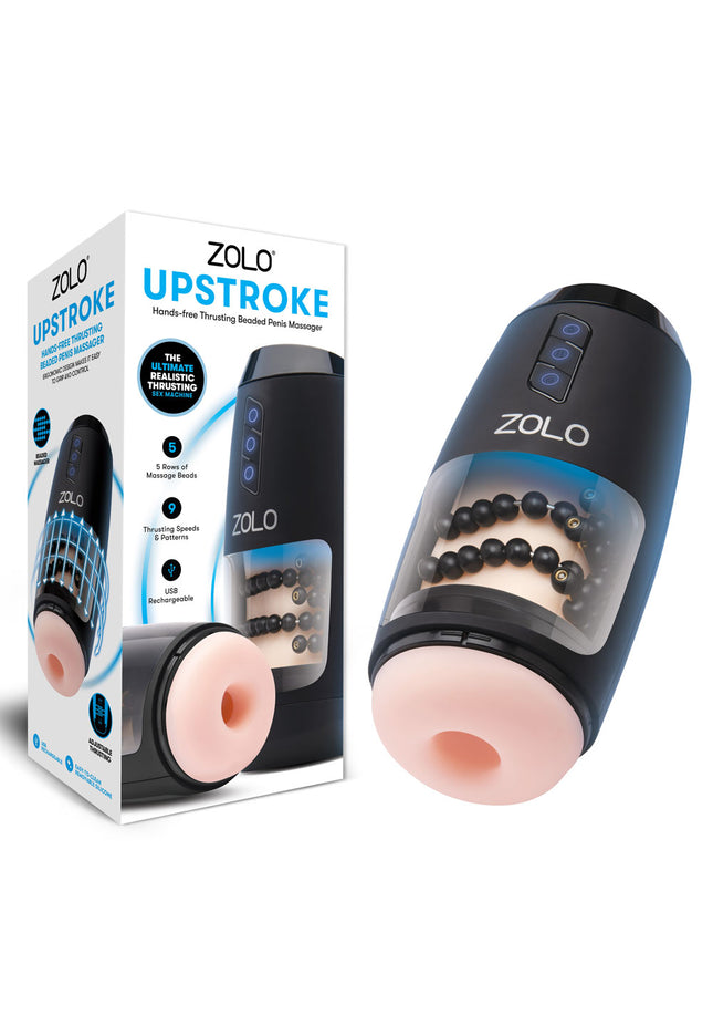 Zolo Upstroke - Flesh USB Rechargeable Auto Thrusting Masturbator
