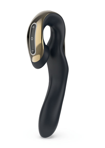 Zini Roae Special Edition - Black/Gold - Black/Gold 19.5 cm USB Rechargeable Vibrator