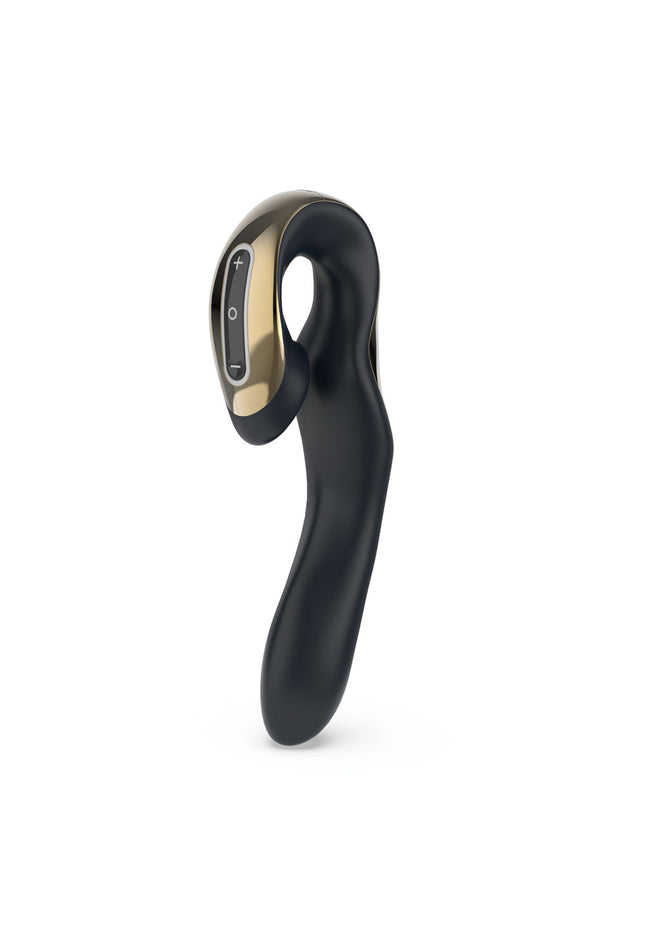 Zini Roae Special Edition - Black/Gold - Black/Gold 19.5 cm USB Rechargeable Vibrator