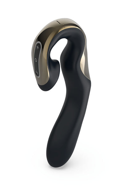 Zini Roae Special Edition - Black/Gold - Black/Gold 19.5 cm USB Rechargeable Vibrator
