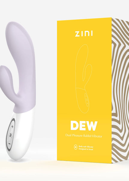 Zini Dew - Purple Hydrangea 20 cm USB Rechargeable Rabbit Vibrator