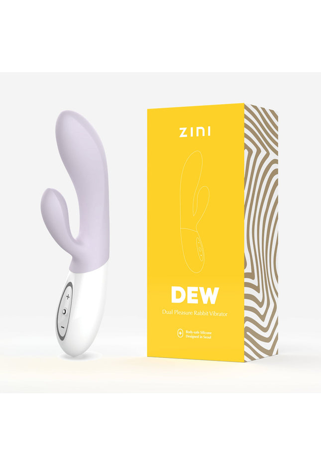 Zini Dew - Purple Hydrangea 20 cm USB Rechargeable Rabbit Vibrator
