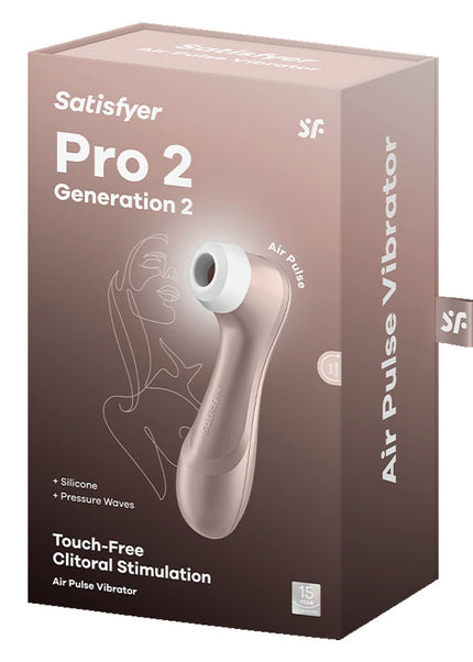 Satisfyer Pro 2 - Rose Gold - Touch-Free USB-Rechargeable Clitoral Stimulator